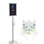 Heavy Duty Hand Sanitizer Stand for Indoor and Outdoor Use