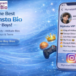 Confident, stylish bio for Instagram for boy