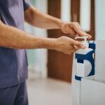 Portable Hygiene Sanitizer Dispenser Stand for Any Space